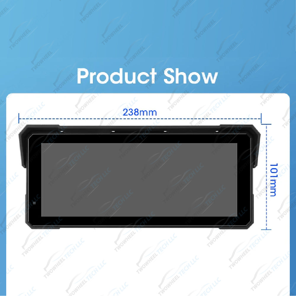 Srnubi 8.1" 4K GPS Moto DVR – CarPlay & Android Auto
