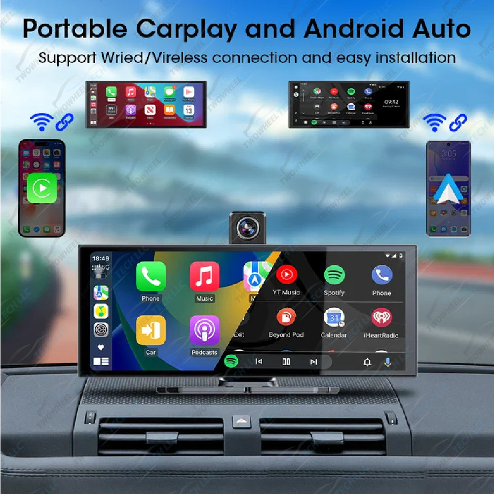10.26"/11.26" Dash Cam – 4K, CarPlay & Android Auto