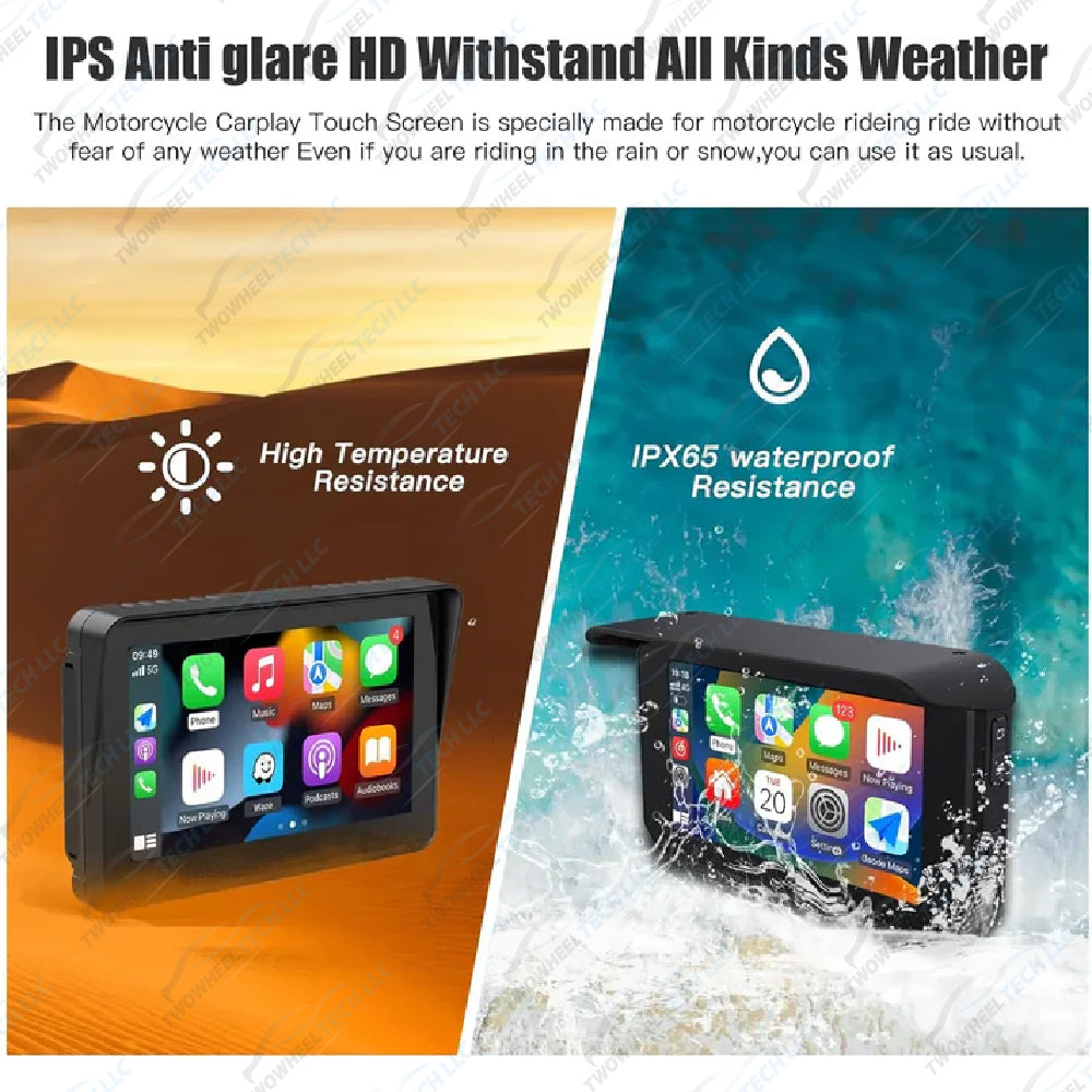 Motorcycle CarPlay & Android Auto Display