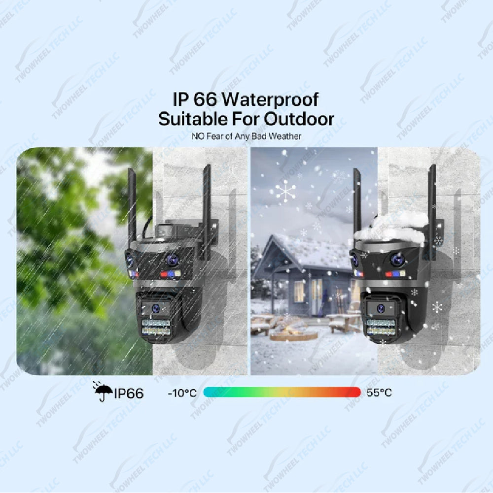 15MP 4K Outdoor WiFi PTZ Camera
