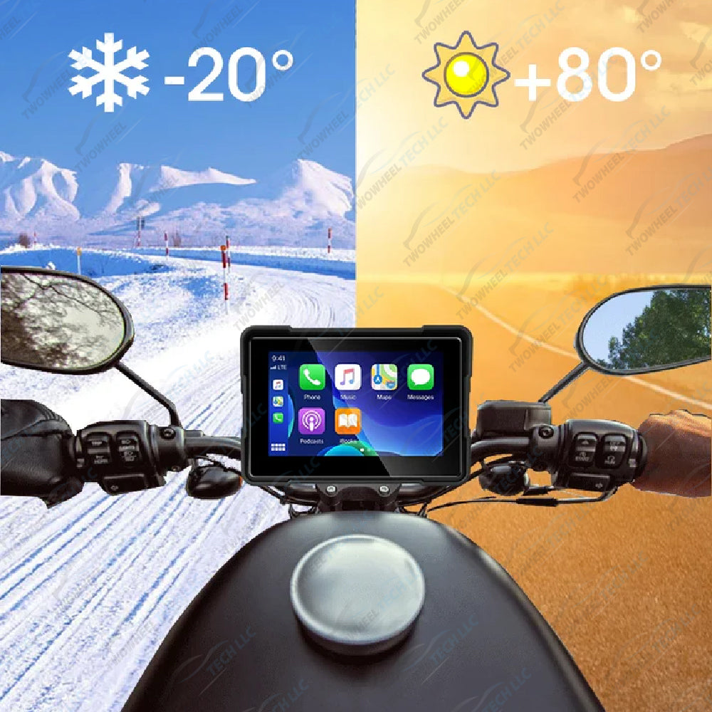 Motorcycle CarPlay & Android Auto Display