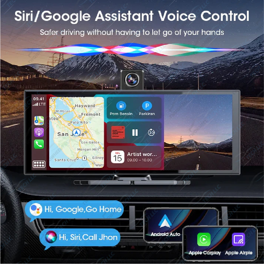 10.26"/11.26" Dash Cam – 4K, CarPlay & Android Auto