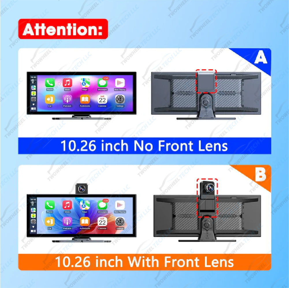 10.26"/11.26" Dash Cam – 4K, CarPlay & Android Auto