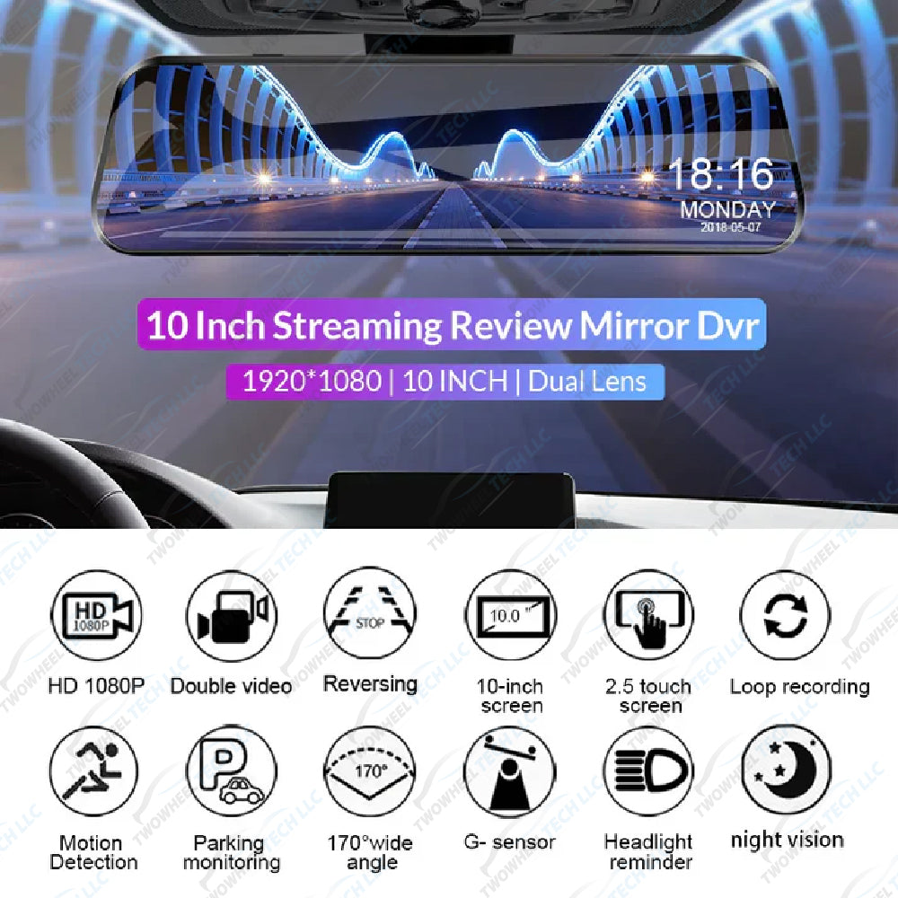 Car Mirror Dash Cam
