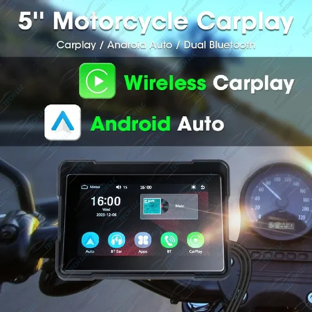 Motorcycle CarPlay & Android Auto Display