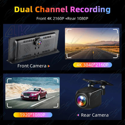 4K Dash Cam 11.3" with CarPlay & GPS