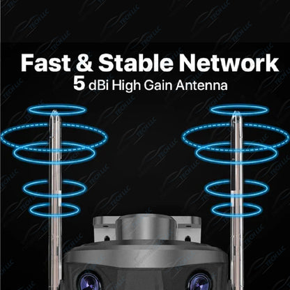 15MP 4K Outdoor WiFi PTZ Camera