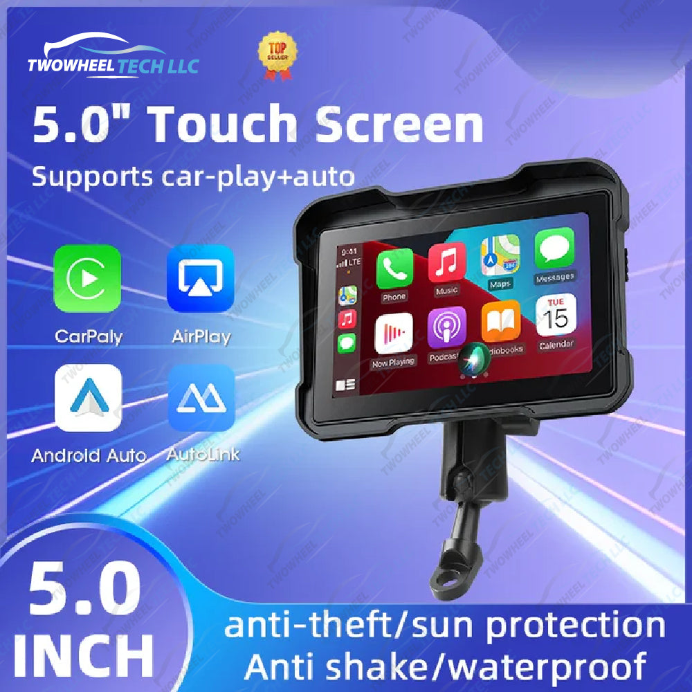 Motorcycle CarPlay & Android Auto Display