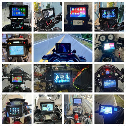 Motorcycle CarPlay & Android Auto Display