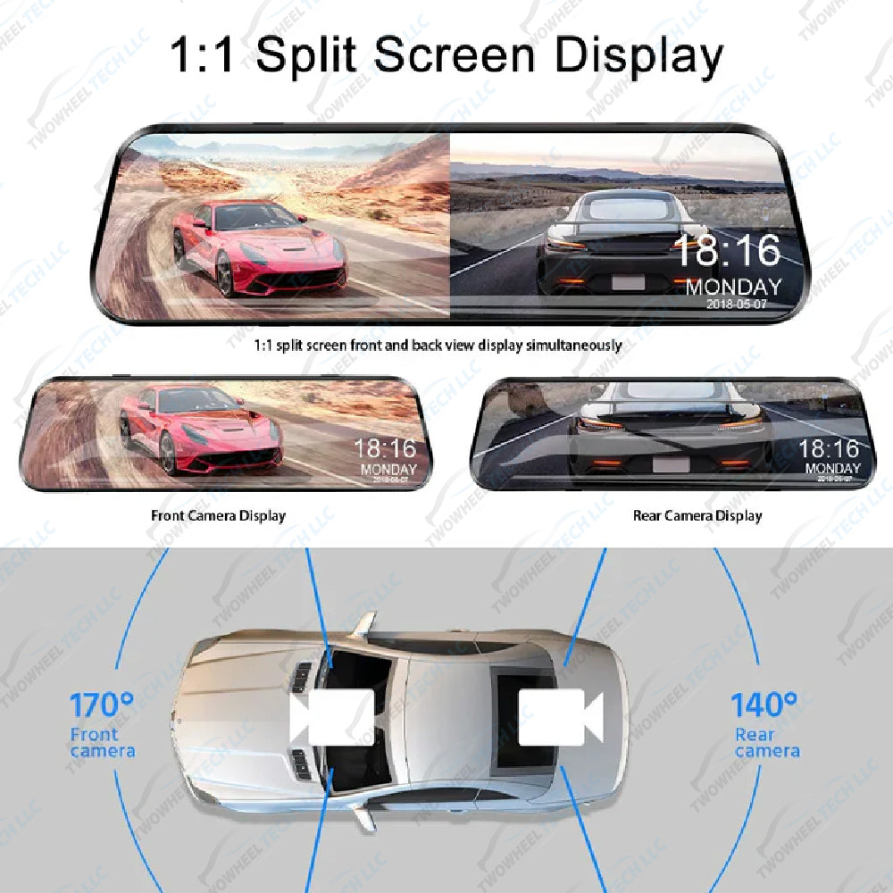 Car Mirror Dash Cam