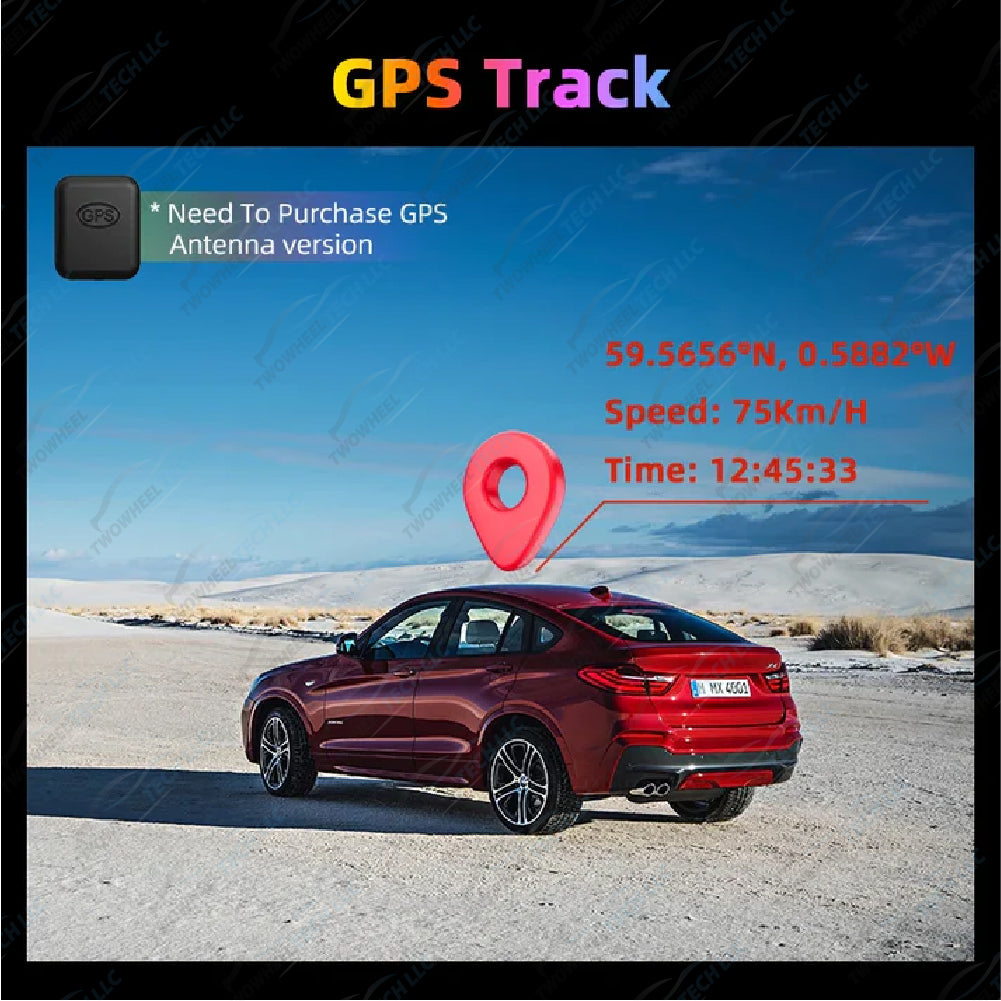 11.3'' 4K Dash Cam with CarPlay, Android Auto & GPS