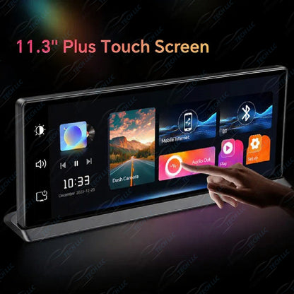 K2 Pro 11.3" 4K Car DVR Dash Cam with CarPlay & Android Auto
