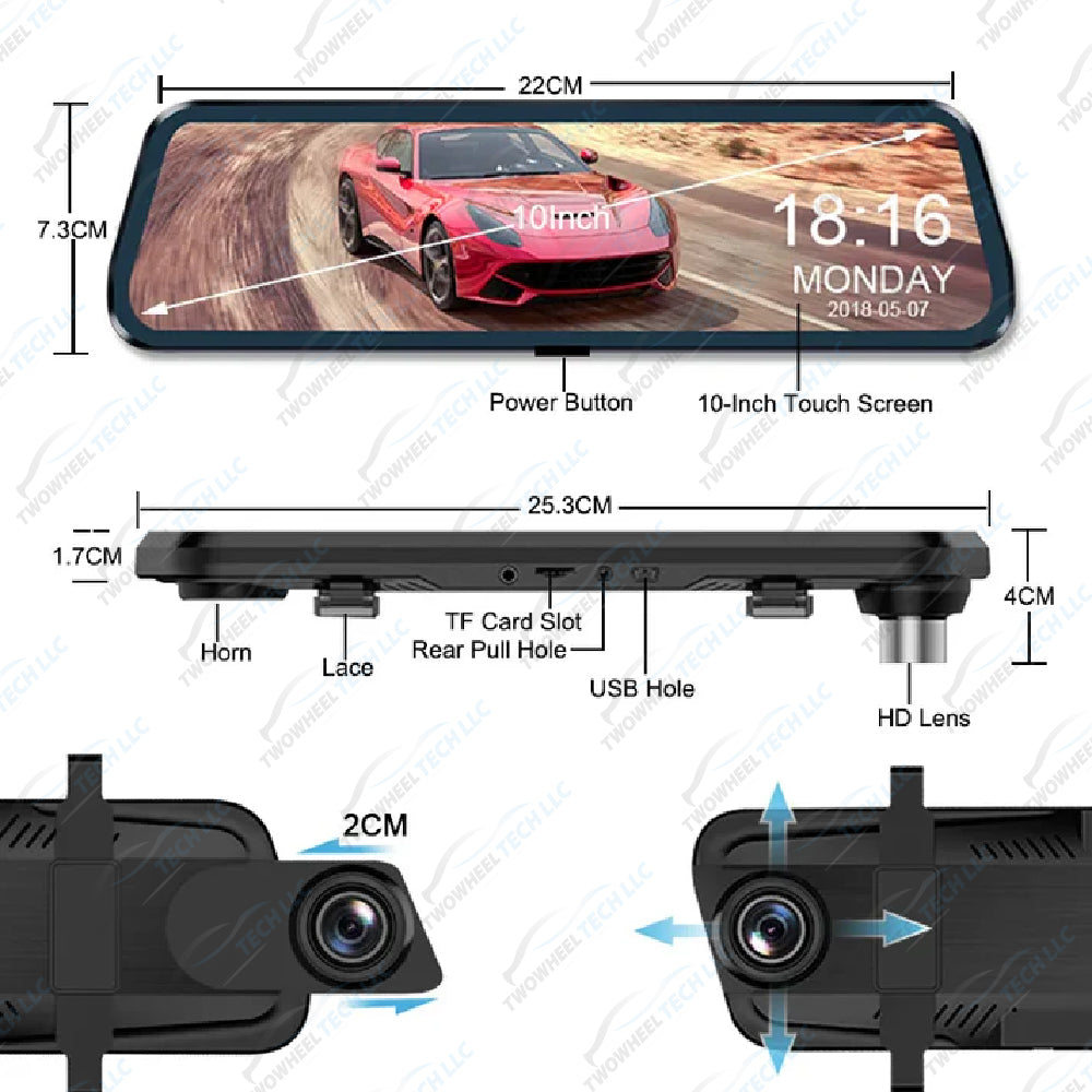 Car Mirror Dash Cam