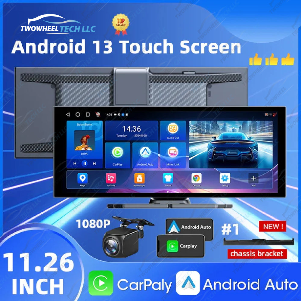 11.26" Car Radio Android 13 CarPlay + Camera