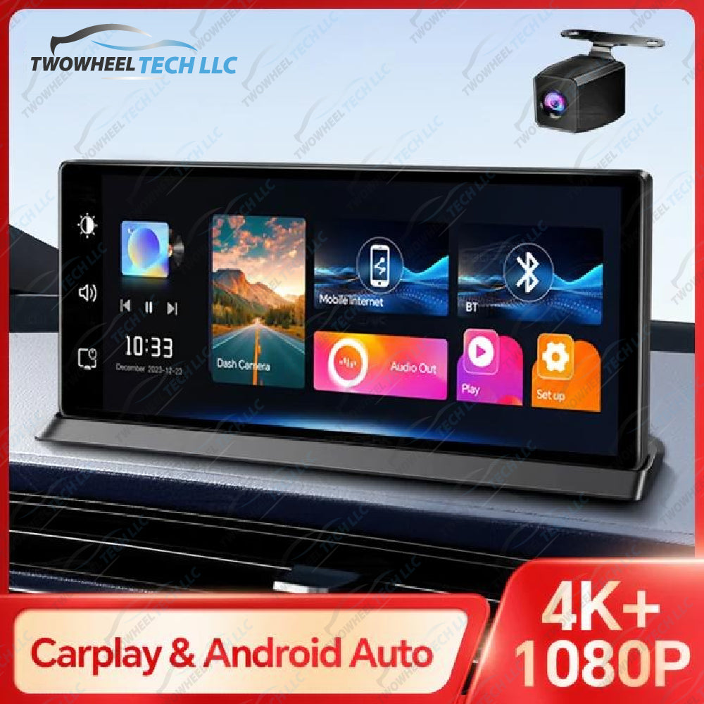 K2 Pro 11.3" 4K Car DVR Dash Cam with CarPlay & Android Auto