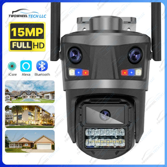 15MP 4K Outdoor WiFi PTZ Camera
